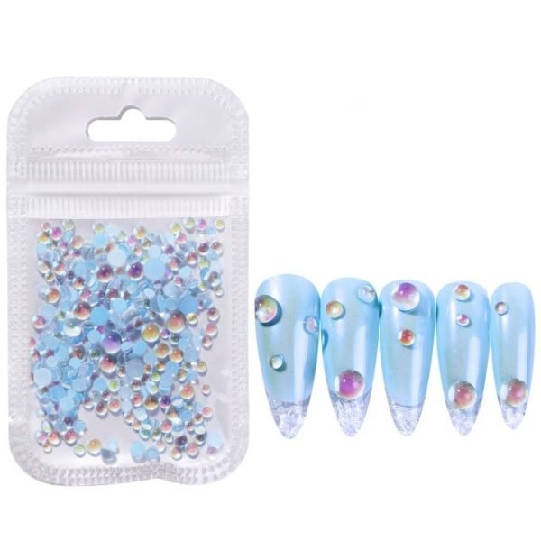 Strass Sereia azul bebe