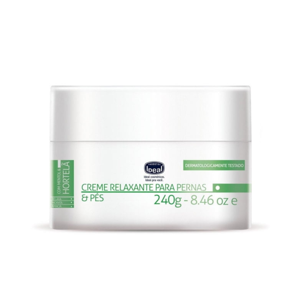Ideal Cr Relaxante Pernas E Pes Menta/Hort 240g
