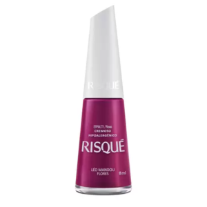 Esmalte Risque Leo Mandou Flores