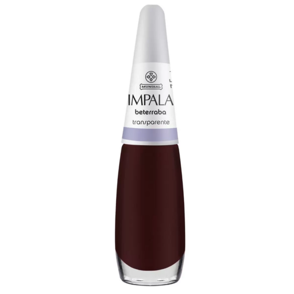 Esmalte Impala A Cor Da Moda Transparente Beterraba
