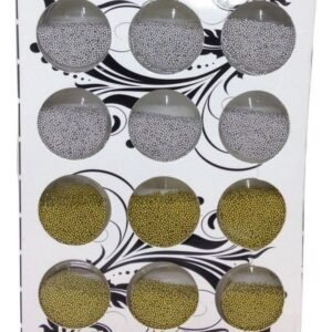 Kit Caviar Prata e Dourado