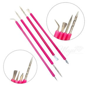 Kit Isis Cutelaria 4 Peças (Rosa)