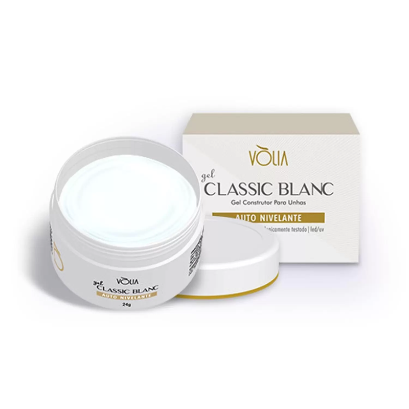 Vólia Gel Classic Blanc Glitter 24gr Dafrida