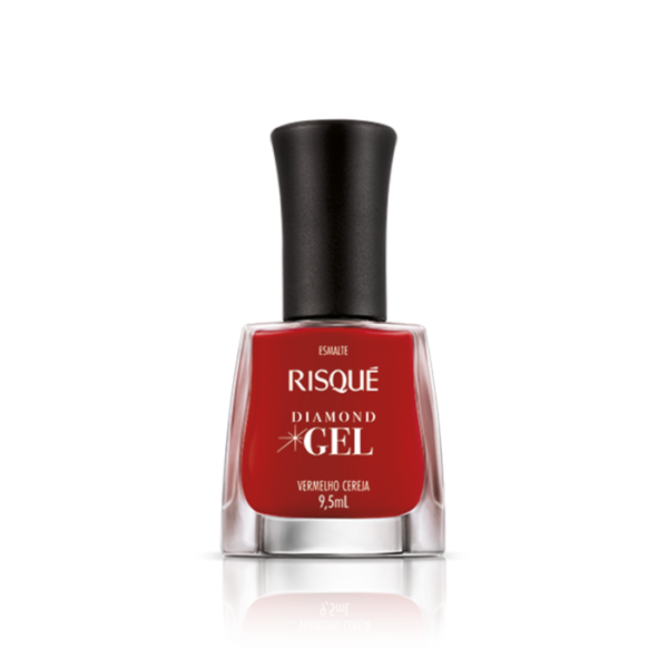 Risque Diamond Gel Vermelho Rubi Cremoso 9,5ml
