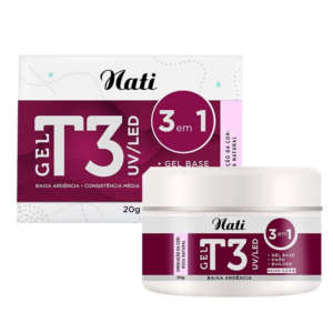 Nati Gel T3 Uv/Led Rosa Natural