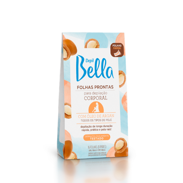 Depil Bella Folhas Corp Argan 16fls