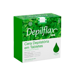 Depilflax Cera Quente Tablete Hortela 500g