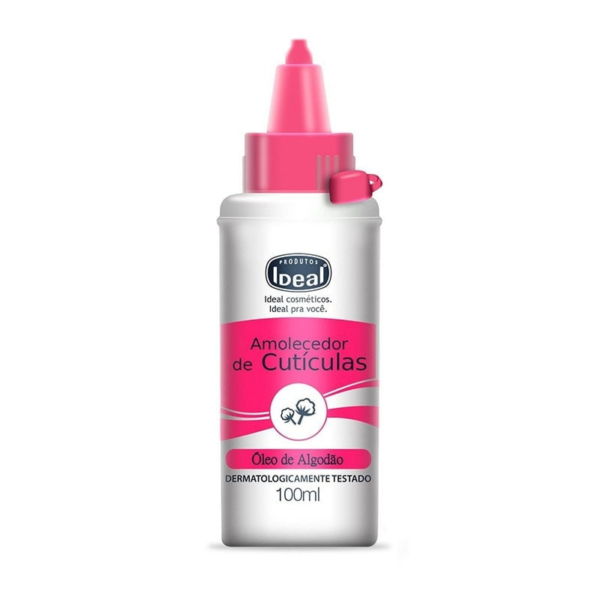 Ideal Amolecedor De Cuticulas Oleo Algodão 100ML