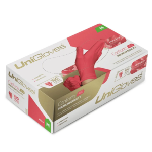 Unigloves luva Clássica Premium Vermelha
