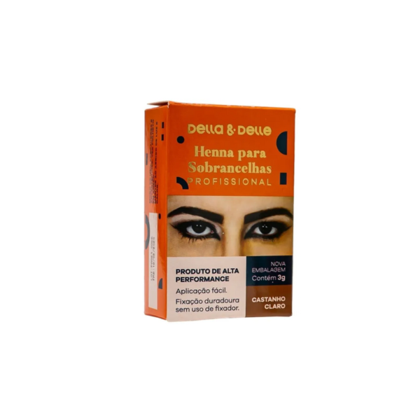 Della e Delle Henna Castanho Claro 3g