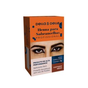 Della e Delle Henna Castanho Medio 3g