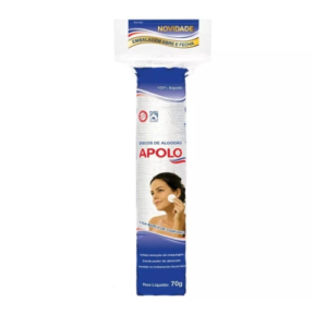 Algodao Apolo Disco Facial Ziplock 70g