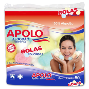Apolo Algodao Bola Colorido 50g