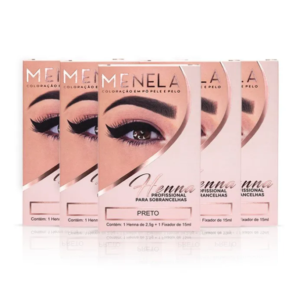 Menela Kit Henna Para Sobrancelhas 2,5 G