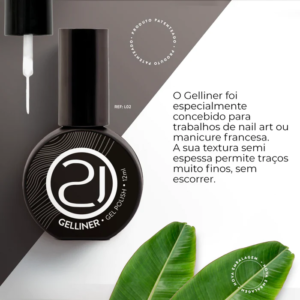 Nails 21 Gelliner Branco 12ml