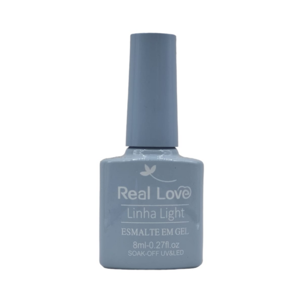 Real Love Esmalte em Gel Azul Claro 8ml  P111