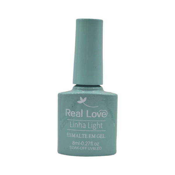 Real Love Esmalte em Gel Verde Agua 8ml  P135