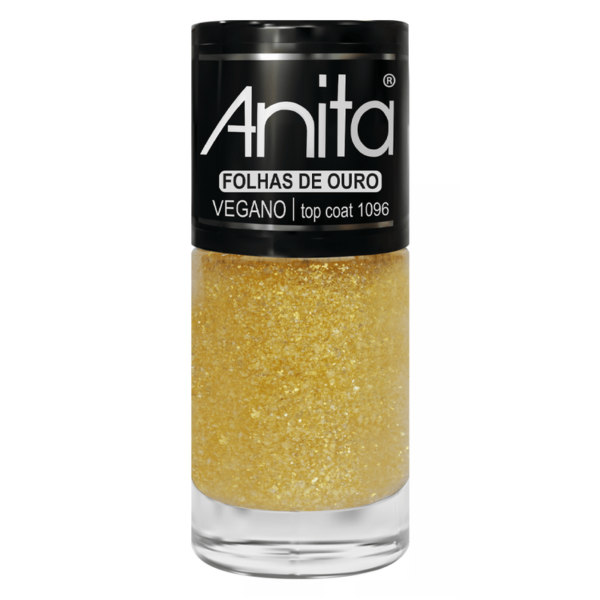 Anita Top Coat Folha De Ouro