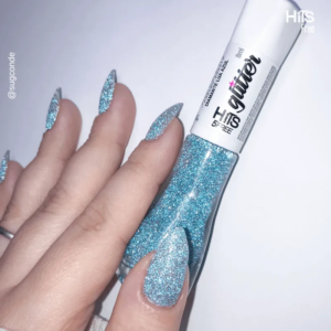 Diamante Lua Azul Esmalte Glitter Hits 8ml