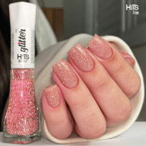 Diamante Rosa Eterno Esmalte Glitter Hits 8ml