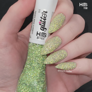 Diamante Verde Aurora Esmalte Glitter Hits 8ml