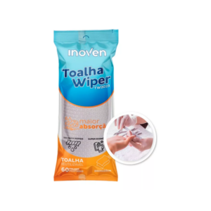 Inoven Toalha Wiper TW2023 Rolo 60 Folhas 20x23cm