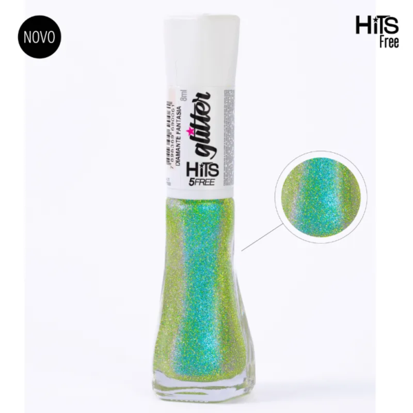 Diamante Fantasia Esmalte Glitter Hits 8ml