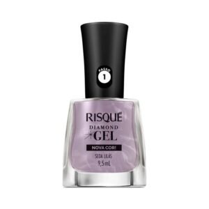 Esmalte Risque Diamond Gel Seda Lilas 9,5ml