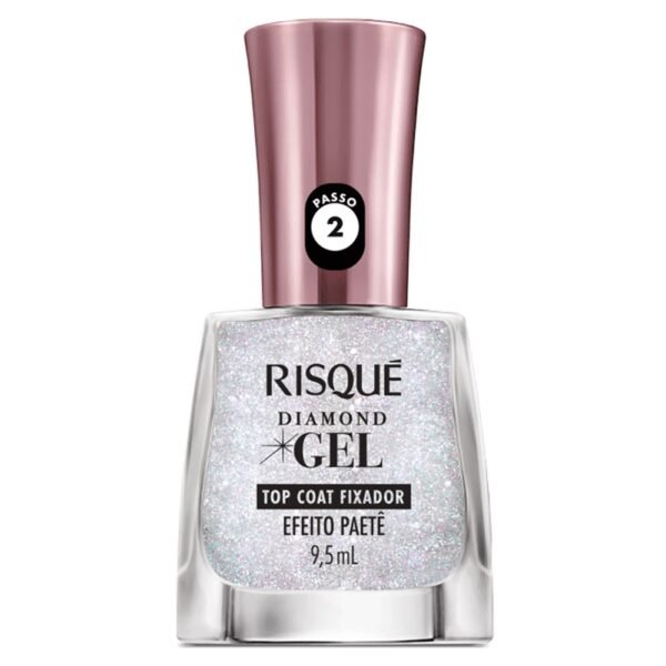 RISQUE TOP COAT EFEITO PAETE 9,5ML