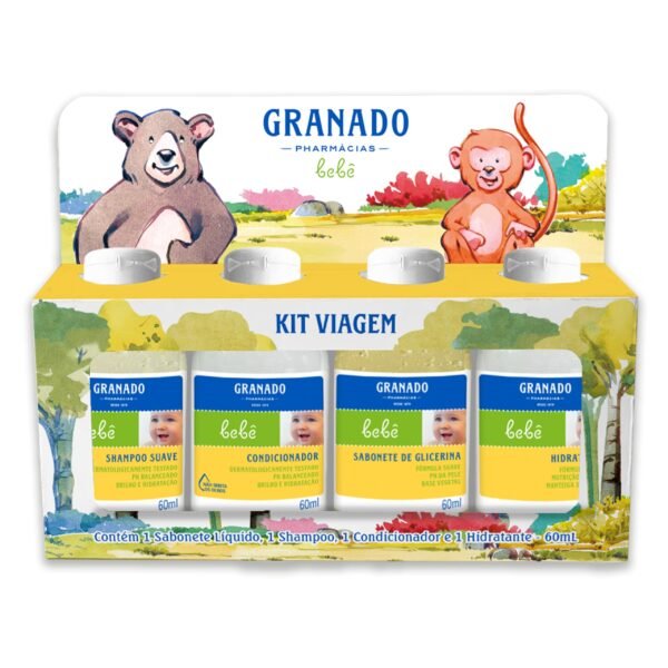 GRANADO KIT VIAGEM DO BEBE 4X60ML