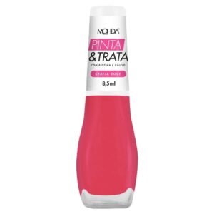 ESMALTES MOHDA PINTA E TRATA CEREJA DOCE