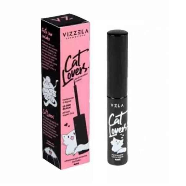 DELINEADOR PRETO - CAT LOVERS - VIZZELA