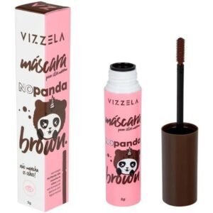 MASCARA PARA CILIOS MARROM - NO PANDA *BROWN* VIZZELA