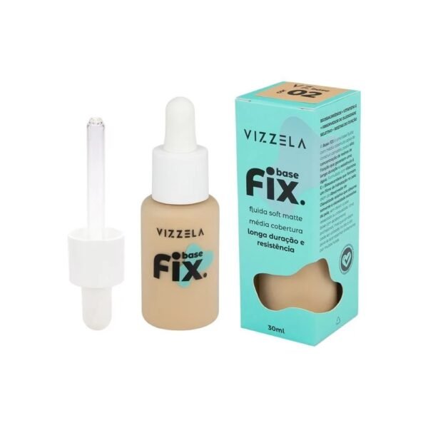 Base Líquida Fix - Cor 02 - Vizzela