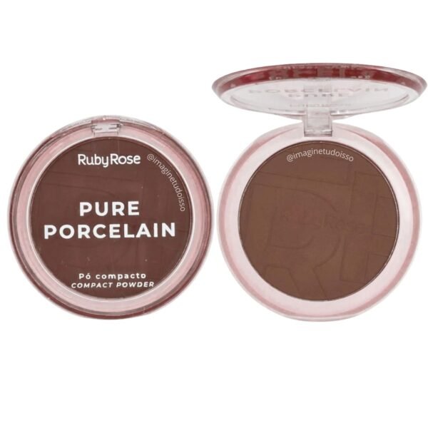 PO COMPACTO PURE PORCELAIN RUBY ROSE HB-M401-8