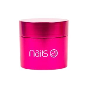 Nails 21 Potes Aluminio Rosa Choque