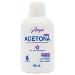 Acetona cruzeiro Limps 95 ml  Soluc/Acetona